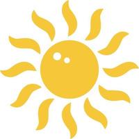 Sun icon - vector. Simple element illustration summer concept. Sun icon - vector. Summer concept vector illustration. on white background