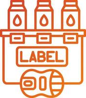 Electronic Shelf Labeling Icon Style vector