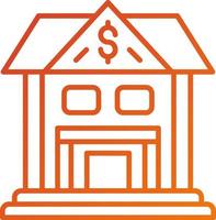 Bank Icon Style vector