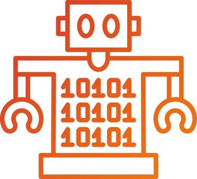 estilo de icono de codificación vector