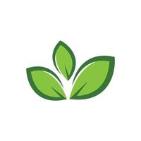 green leaf ecology nature element vector icon of go green