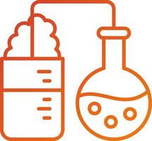 Chemical Reaction Icon Style vector