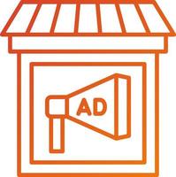 In Store Ads Icon Style vector