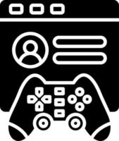 Game Login Icon Style vector