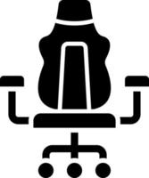 Gaming Chair Icon Style vector