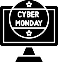 Cyber Monday Sale Icon Style vector