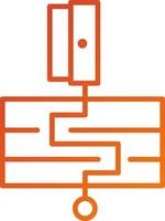 Exit Strategy Icon Style vector