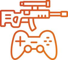 Action Game Icon Style vector