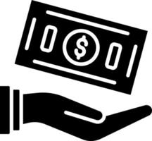 Cash Donation Icon Style vector