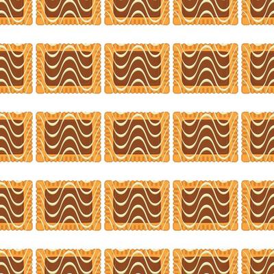 Pattern homemade cookie different taste in pastry biscuit