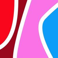 Colorful abstract fluid and geometric background free vector
