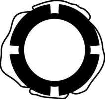 life, preserver, icon. Summer vector icon Black Thin flat Symbol of Tourism for Web and App development Isolated on White Background. Vector on white background