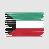 Kuwait bandera ilustración vector