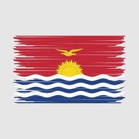 Kiribati bandera ilustración vector