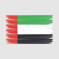 uae bandera ilustración vector