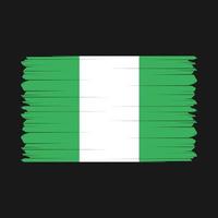 Nigeria Flag Vector Illustration