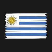 Uruguay Flag Vector Illustration