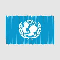 unicef bandera vector