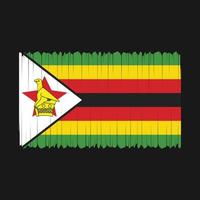 vector de bandera de zimbabwe