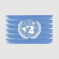 United Nations Flag Illustration vector