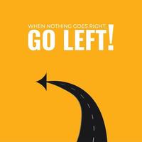 Go left vector illustration graphic