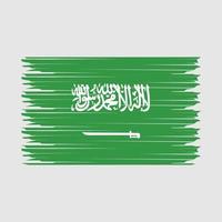 ilustración de la bandera de arabia saudita vector