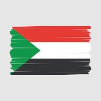 Sudan Flag Vector Illustration