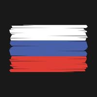 Rusia bandera vector ilustración