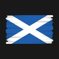 Scotland Flag Vector Illustration