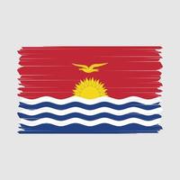 Kiribati bandera vector ilustración