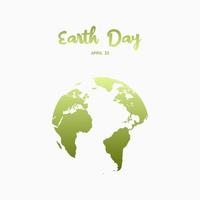 Happy Earth Day, april 22, social media post for environment safety celebration vector