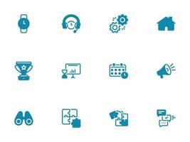Simple vector icon on a theme planning, business
