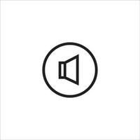 sound speaker icon vector design