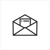 email message icon vector design