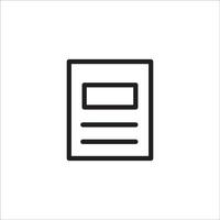 Document icon vector design