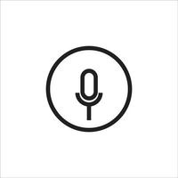 microphone voice icon vector design