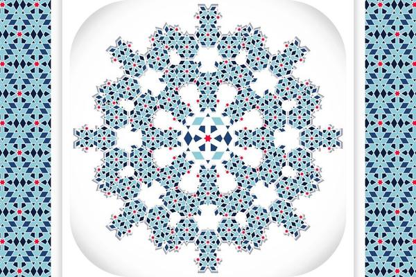 Vector arabic style seamless patterns