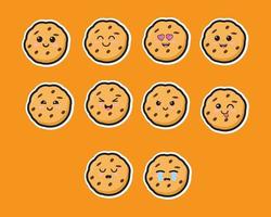 cookies cute vector icon design
