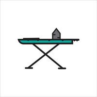 ironing table icon vector design