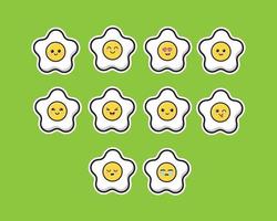 egg cute vector icon design