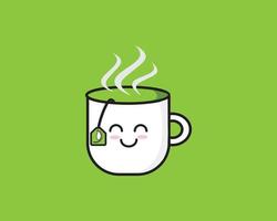 hot drink cute vector icon design