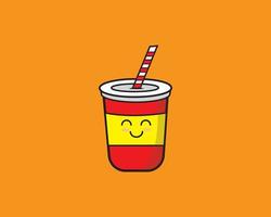 drink cute vector design