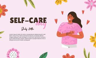 International self care day vector