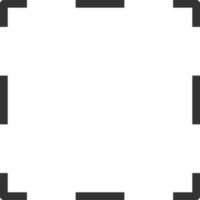Box, cut, dashed line icon. Simple, modern flat vector illustration for mobile app, website or desktop app on gray background