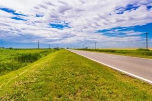 road in the plains sown concept of distance travel and destiny photo