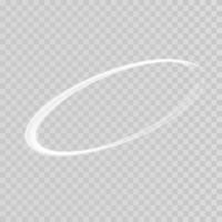 Abstract light lines of motion and speed in white color. Light everyday glowing effect. semicircular wave, light trail curve swirl vector