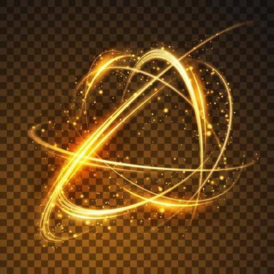 Abstract beautiful light background. Magic sparks on a dark background. Mystical speed stripes, glitter effect. Shine of cosmic rays. Neon lines of speed and fast wind. Glow effect, powerful energy.