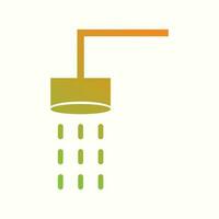 Beautiful Shower Glyph Vector Icon
