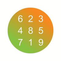 Beautiful Number Theory Glyph Vector Icon