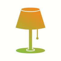 Beautiful Glyph Table lamp Vector Icon